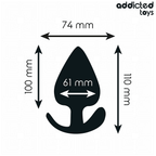 ADDICTED TOYS - ANALPLUG SILIKONE STØRRELSE XXL 11 CM