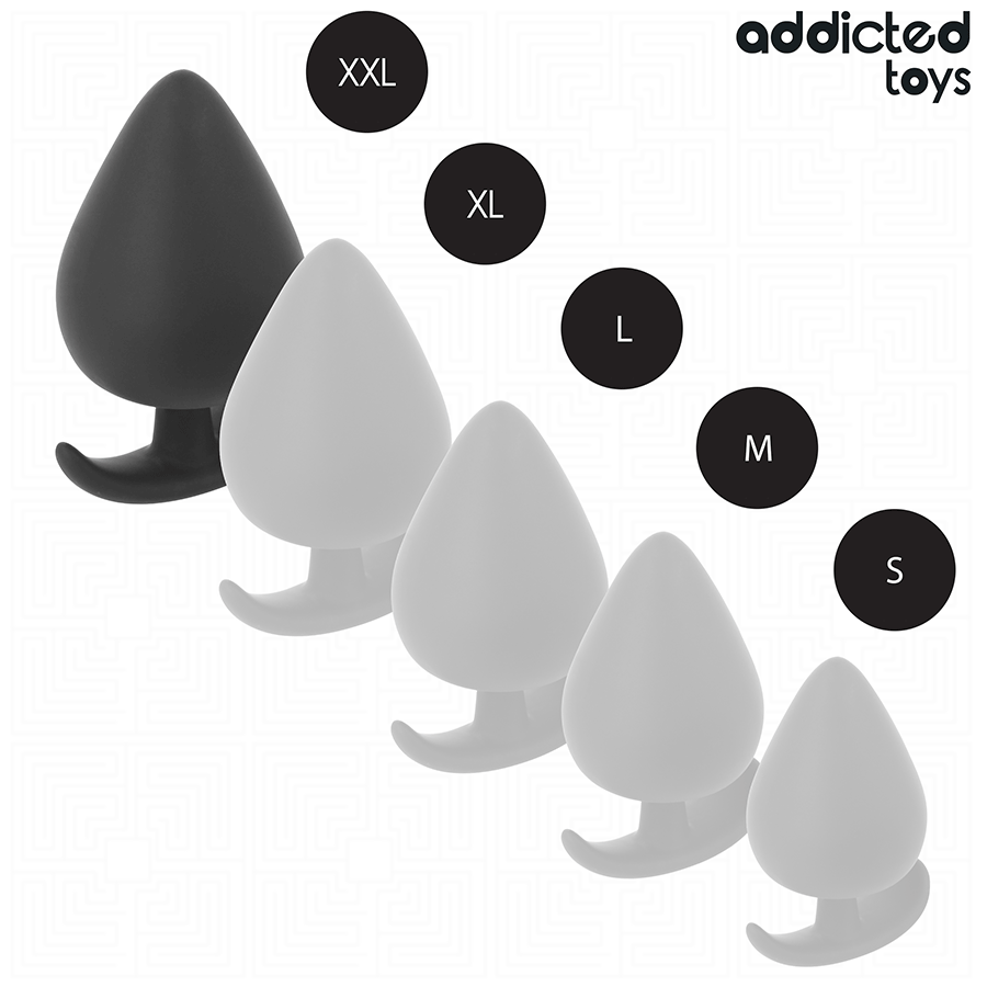 ADDICTED TOYS - ANALPLUG SILIKONE STØRRELSE XXL 11 CM