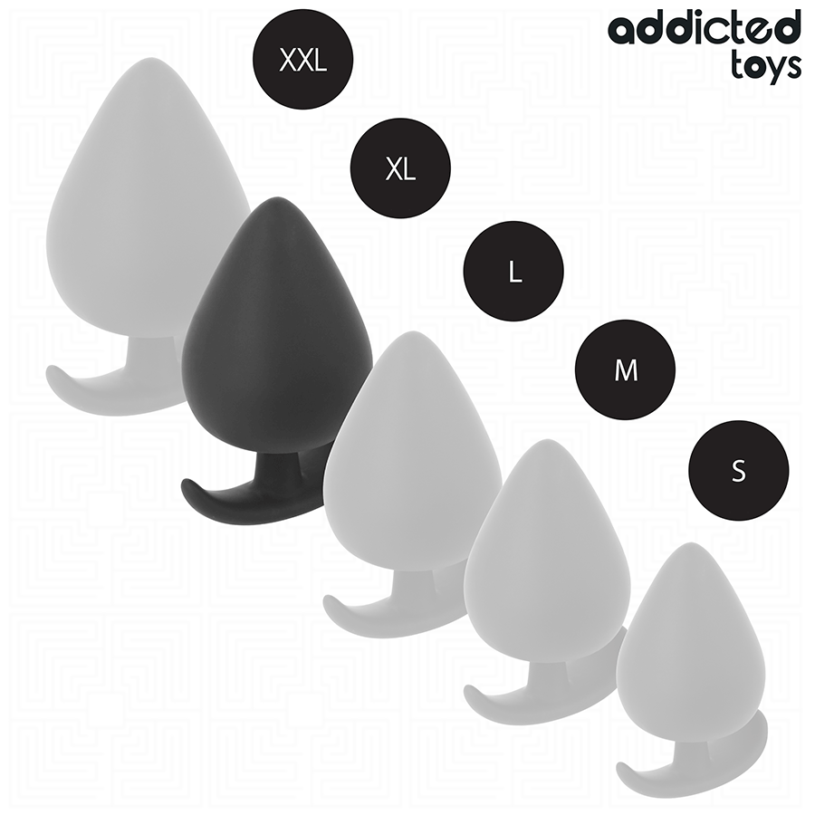 ADDICTED TOYS - ANALPLUG SILIKONE STØRRELSE XL 9,5 CM