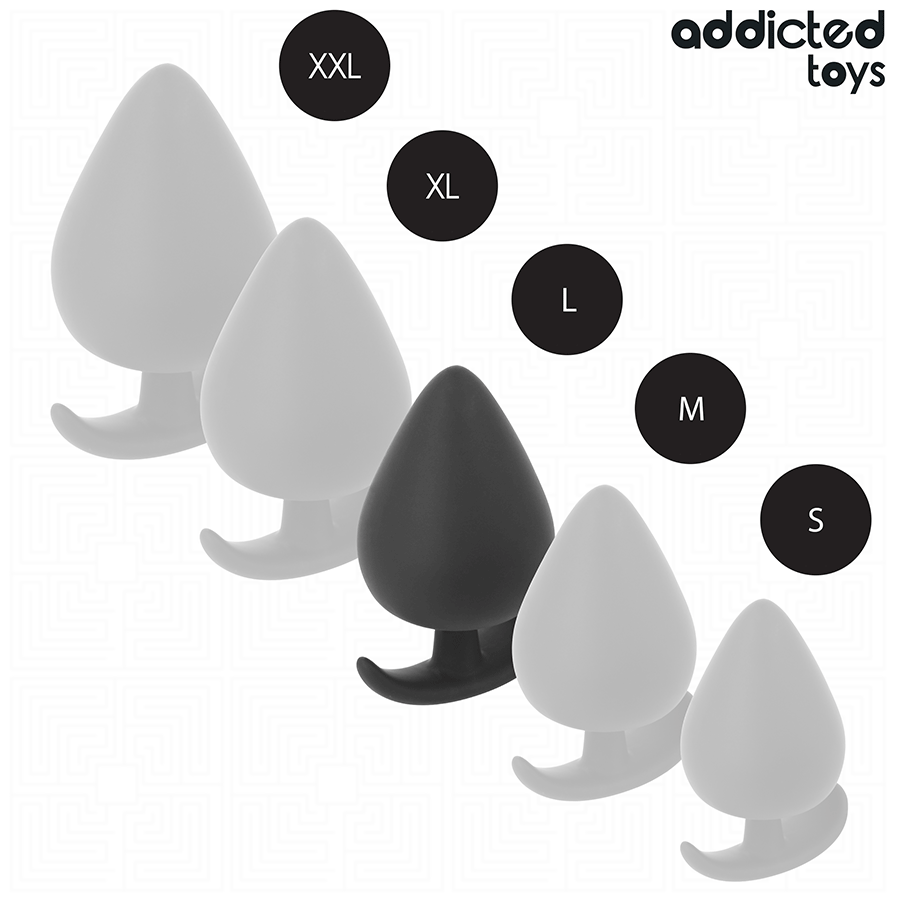 ADDICTED TOYS - ANALPLUG SILIKONE STØRRELSE L 8 CM