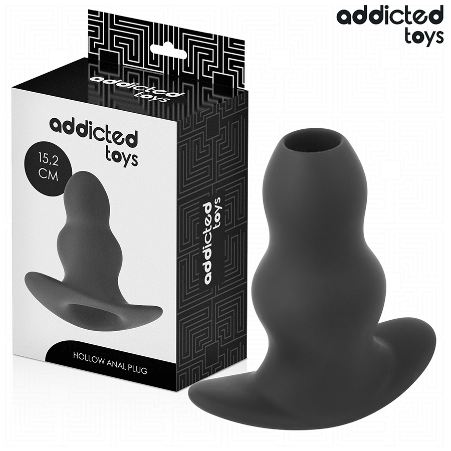 ADDICTED TOYS - HULE ANALPLUG SILIKONE STØRRELSE XXL 15,2 CM