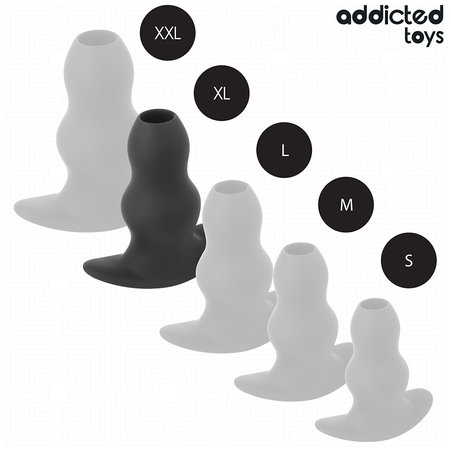 ADDICTED TOYS - HULE ANALPLUG SILIKONE STØRRELSE XL 13,9 CM
