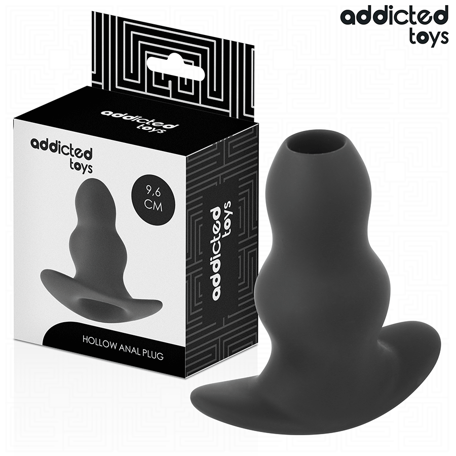 ADDICTED TOYS - HULE ANALPLUG SILIKONE STØRRELSE M 9,6 CM