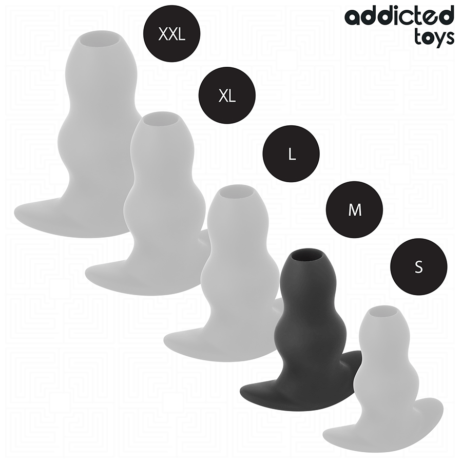 ADDICTED TOYS - HULE ANALPLUG SILIKONE STØRRELSE M 9,6 CM