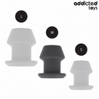 ADDICTED TOYS - EKSTREM HULE ANALPLUG SILIKONE STØRRELSE M 8,7 CM