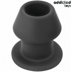ADDICTED TOYS - EKSTREM HULE ANALPLUG SILIKONE STØRRELSE M 8,7 CM