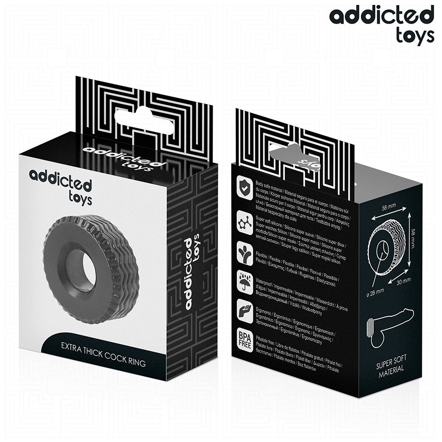 ADDICTED TOYS - EKSTRA TYK PIKSRING