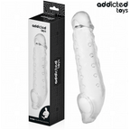 ADDICTED TOYS - TRANSPARENT PENISFORLÆNGNING STØRRELSE S 23 CM