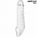 ADDICTED TOYS - TRANSPARENT PENISFORLÆNGNING STØRRELSE S 23 CM