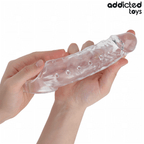 ADDICTED TOYS - TRANSPARENT PENISFORLÆNGNING STØRRELSE S 23 CM