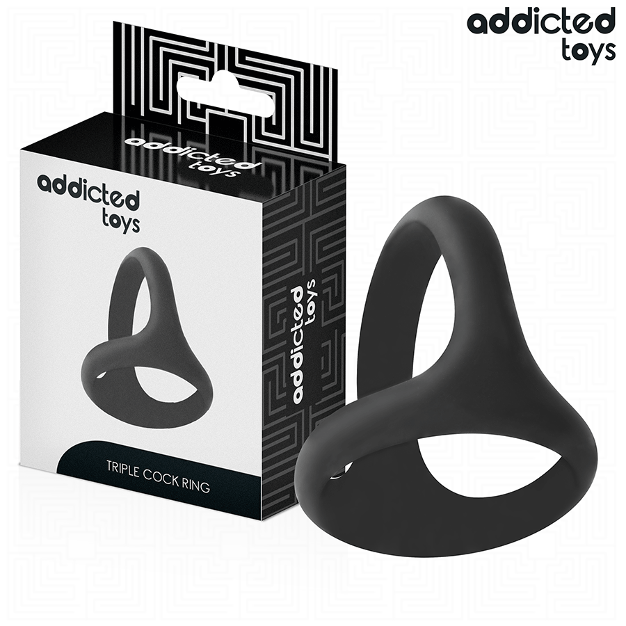 ADDICTED TOYS - TYK TRIPLE PENIS RING