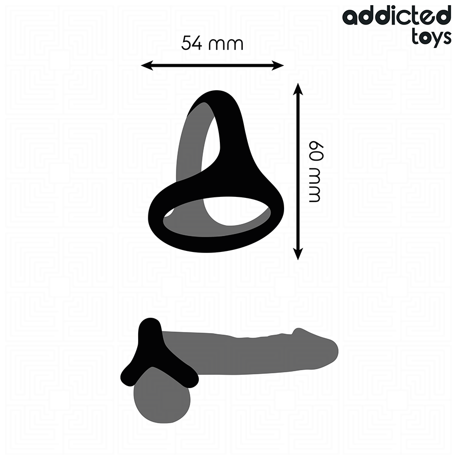 ADDICTED TOYS - TYK TRIPLE PENIS RING