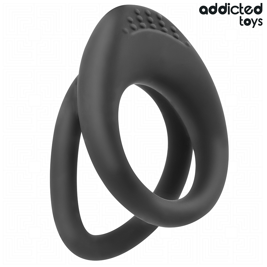 ADDICTED TOYS - DOBBELT TEKSTURERET PENIS RING