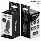 ADDICTED TOYS - ANALPLUG MED SILIKONE SMYKKER STØRRELSE S 8,8 CM