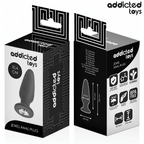 ADDICTED TOYS - ANALPLUG MED SILIKONE SMYKKER STØRRELSE M 10,4 CM