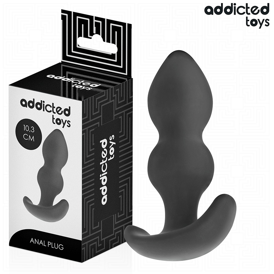 ADDICTED TOYS - ANALPLUG SILIKONE STØRRELSE S 10,3 CM