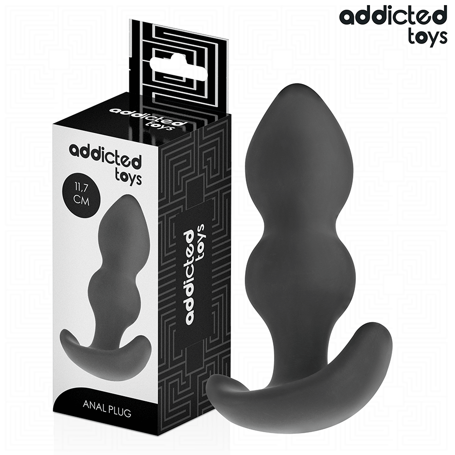 ADDICTED TOYS - ANALPLUG SILIKONE STØRRELSE L 11,7 CM