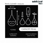 ADDICTED TOYS - REJSE-ANALRENS STØRRELSE S 90 ML