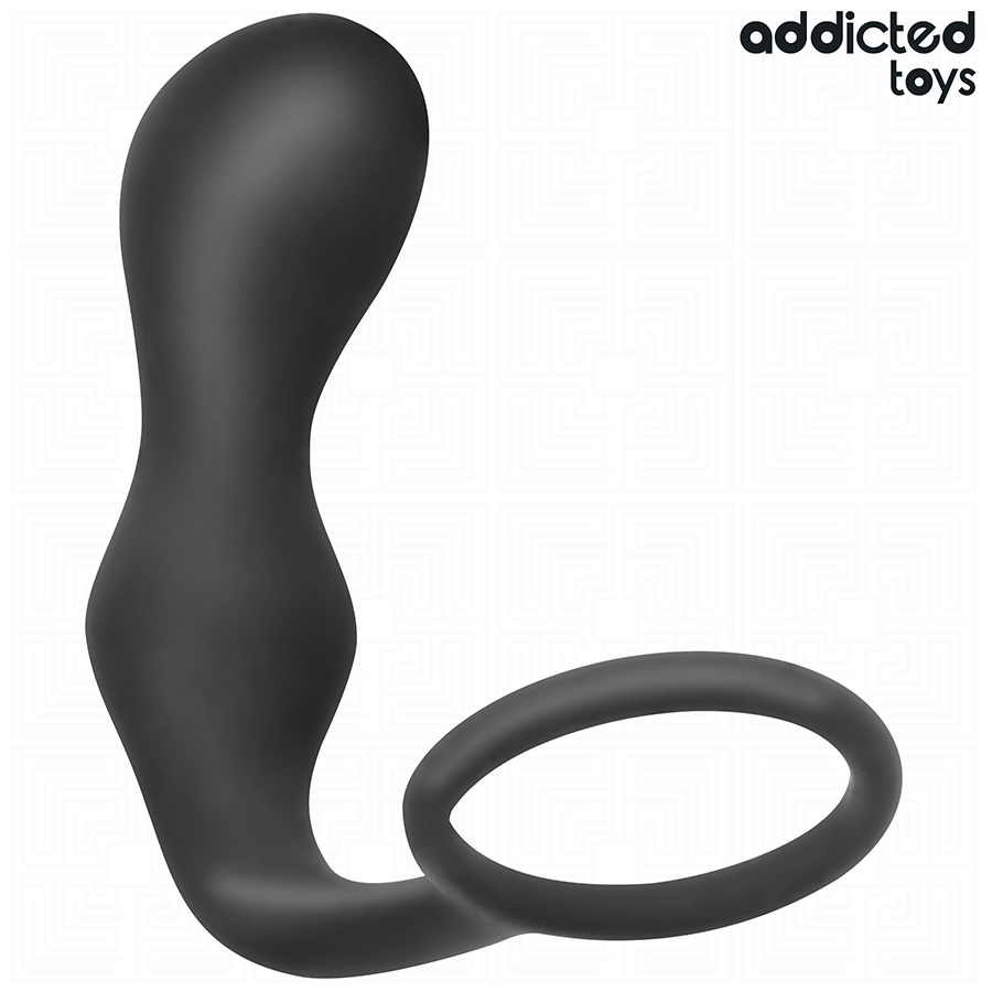 ADDICTED TOYS - ANALPLUG MED RING SILIKONE MODEL 3