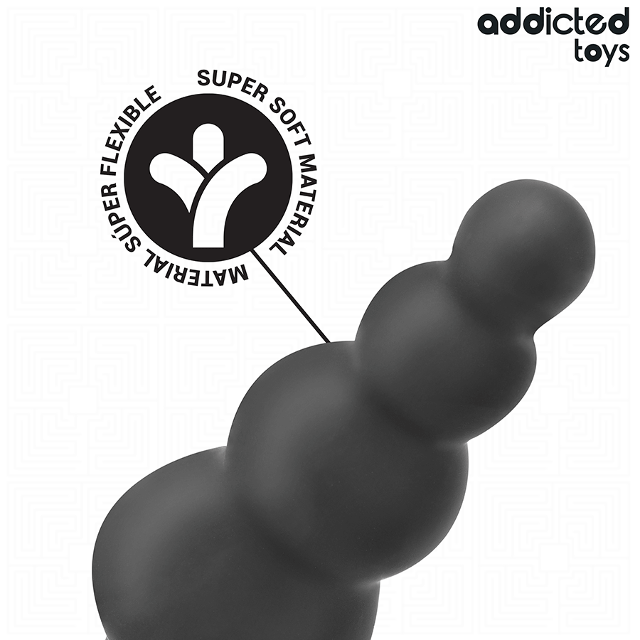 ADDICTED TOYS - ANALPLUG MED RING SILIKONE MODEL 5