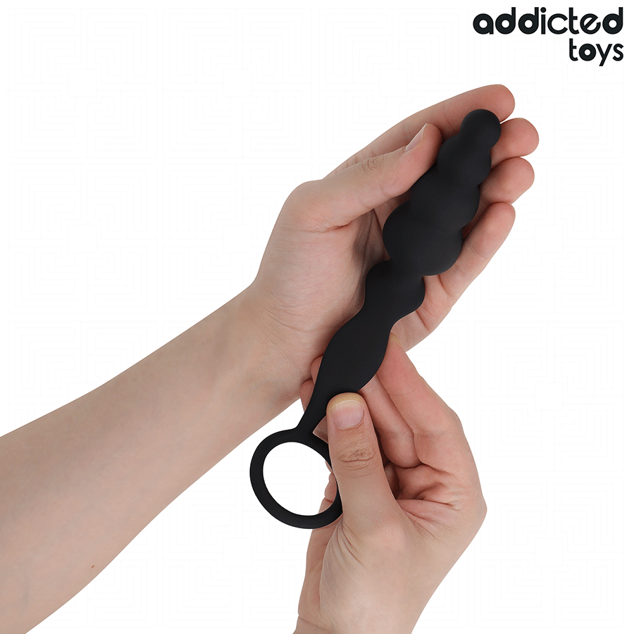 ADDICTED TOYS - ANALPLUG MED RING SILIKONE MODEL 5