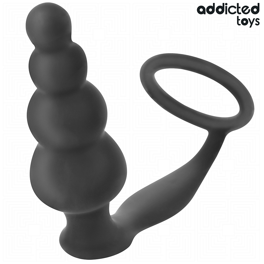ADDICTED TOYS - ANALPLUG MED RING SILIKONE MODEL 5