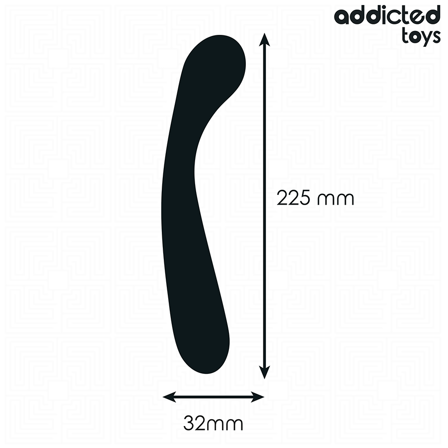 ADDICTED TOYS - DOBBELT ANAL MASSAGEAPPARAT SILIKONE 22,5 CM