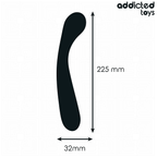 ADDICTED TOYS - DOBBELT ANAL MASSAGEAPPARAT SILIKONE 22,5 CM