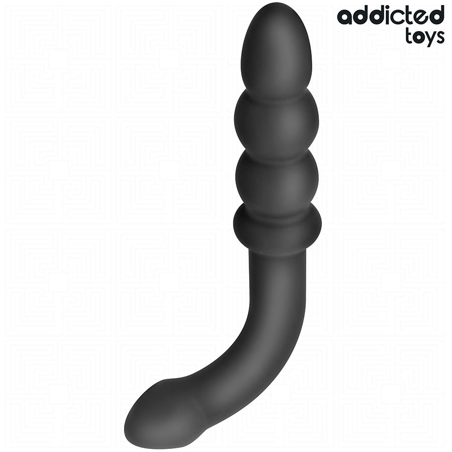 ADDICTED TOYS - DOBBELT ANAL MASSAGEAPPARAT SILIKONE 16,5 CM