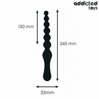 ADDICTED TOYS - DOBBELT ANAL MASSAGEAPPARAT SILIKONE 24 CM