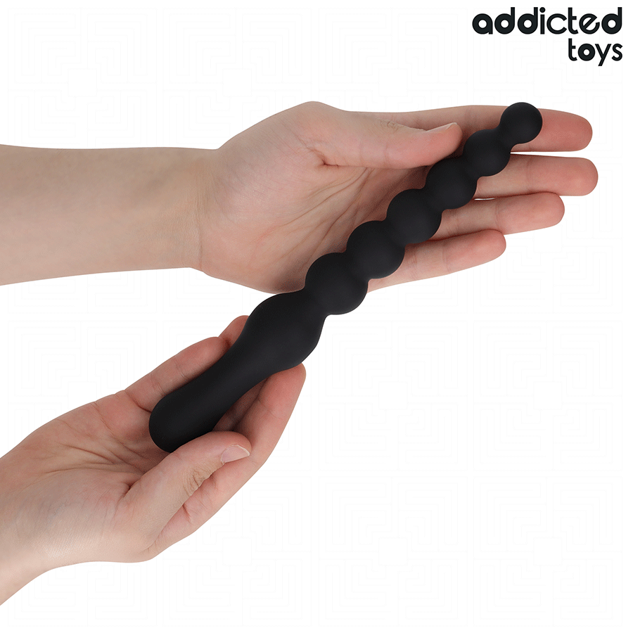 ADDICTED TOYS - DOBBELT ANAL MASSAGEAPPARAT SILIKONE 24 CM