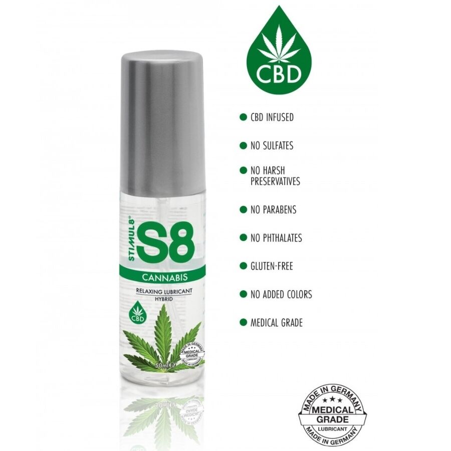 STIMUL8 - S8 CANNABIS HYBRID SMØREMIDDEL 50 ML