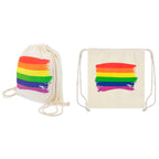 PRIDE - RYGSÆK MED LGBT-FLAG I BOMULD