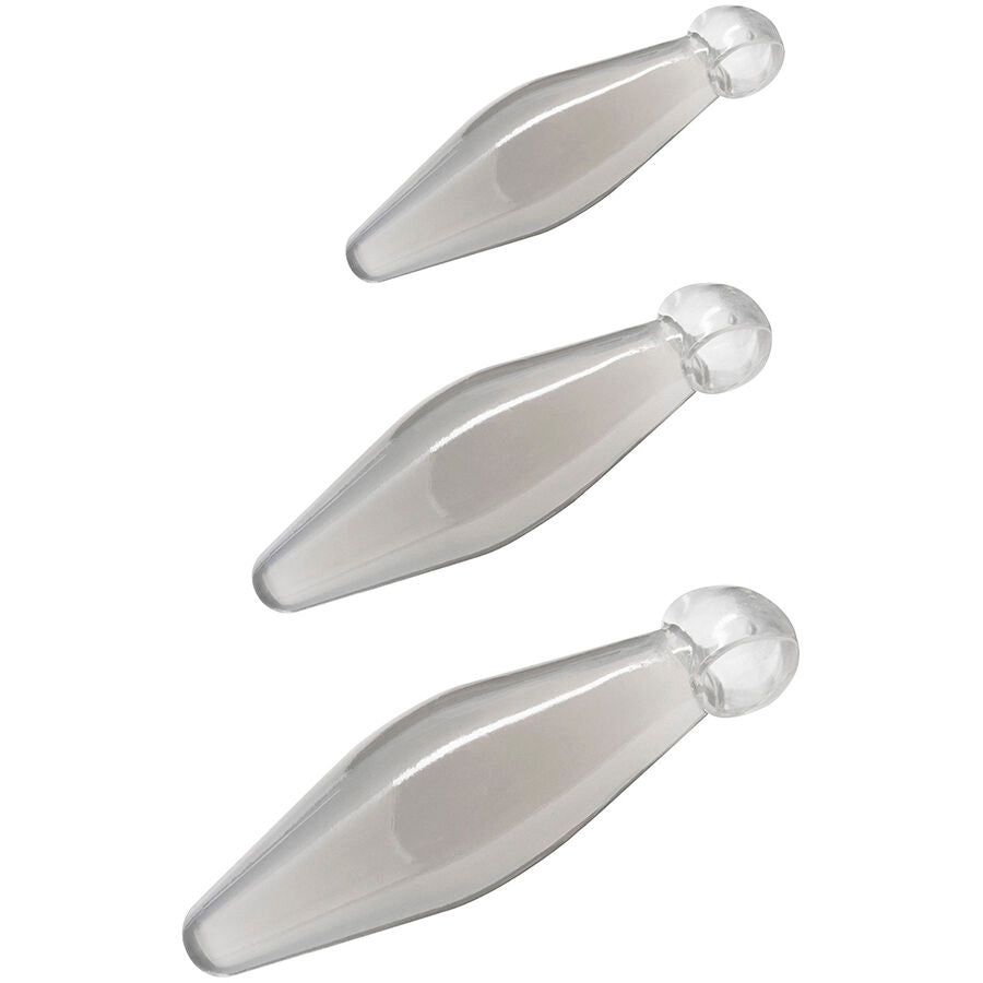 TOYJOY - ANAL PLAY 3-DELT TRANSPARENT FINGERRIMMER