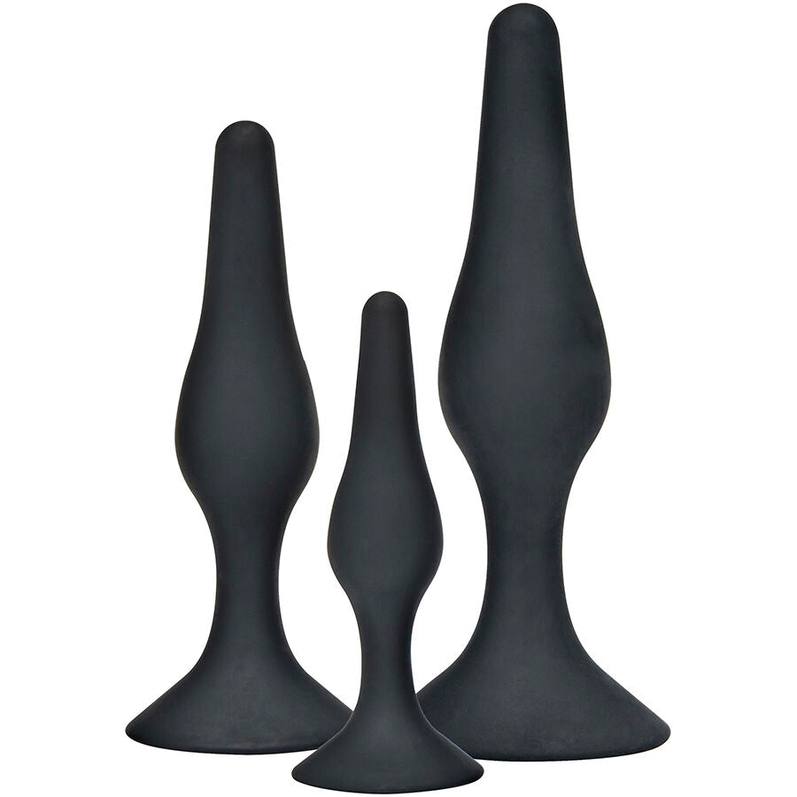 TOYJOY - ANAL PLAY CURVY COMPANIONS ANALPLUG 3 STK. SORT