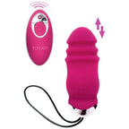 TOYJOY - HAPPINESS SUNN SIDE OP OG NED VIBRATOR FJERNBETJENING FUCHSIA