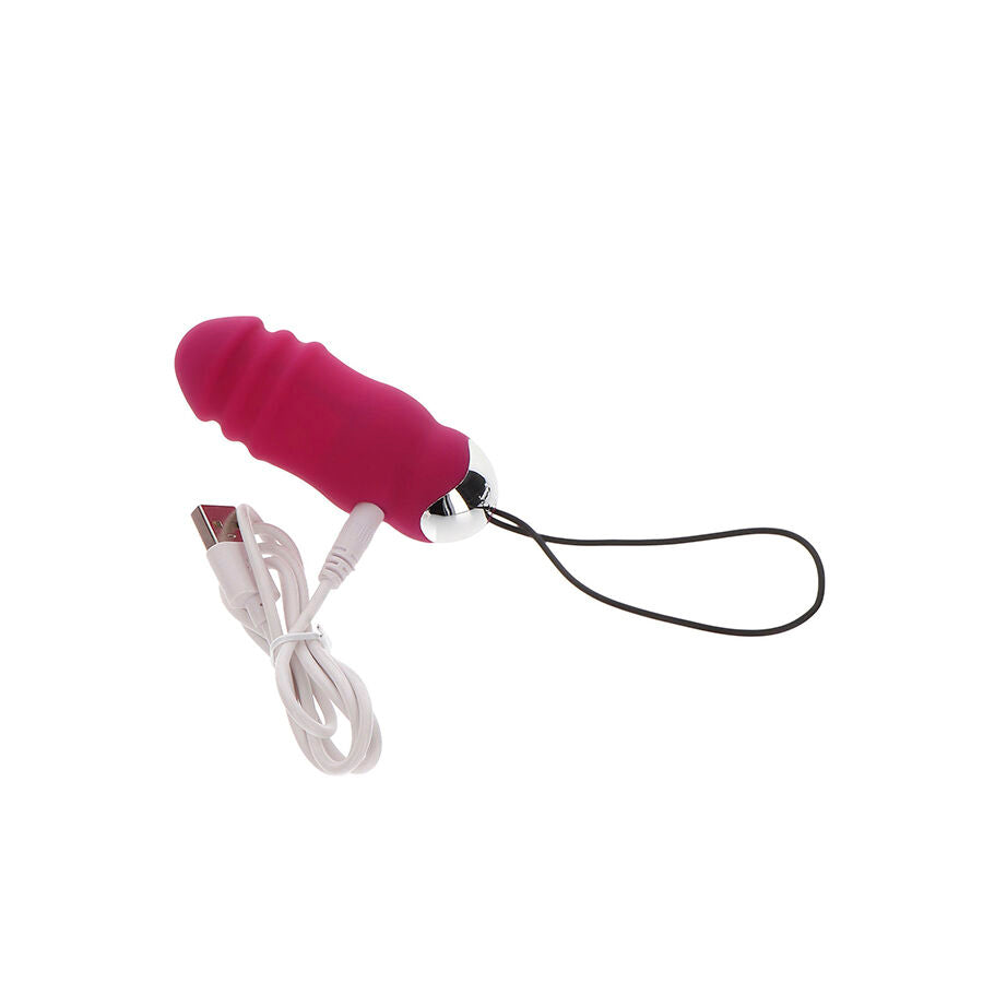 TOYJOY - HAPPINESS SUNN SIDE OP OG NED VIBRATOR FJERNBETJENING FUCHSIA