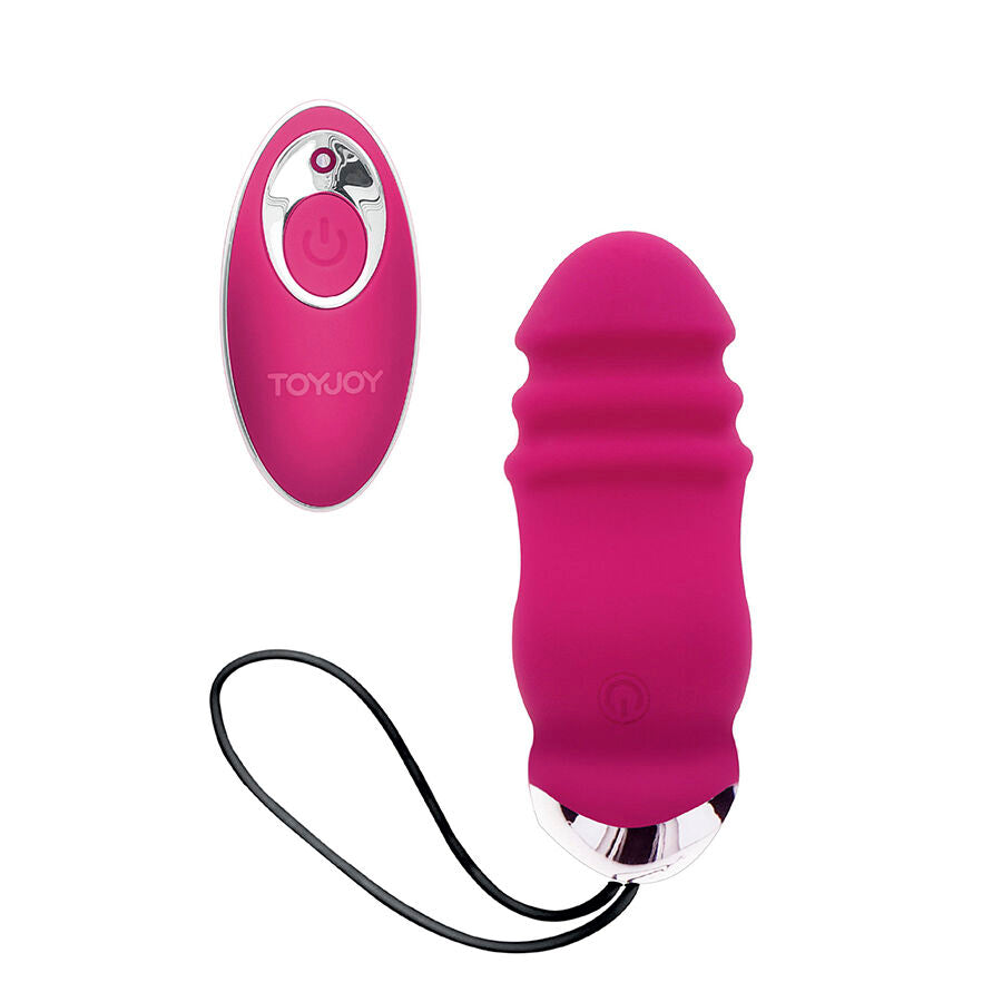TOYJOY - HAPPINESS SUNN SIDE OP OG NED VIBRATOR FJERNBETJENING FUCHSIA