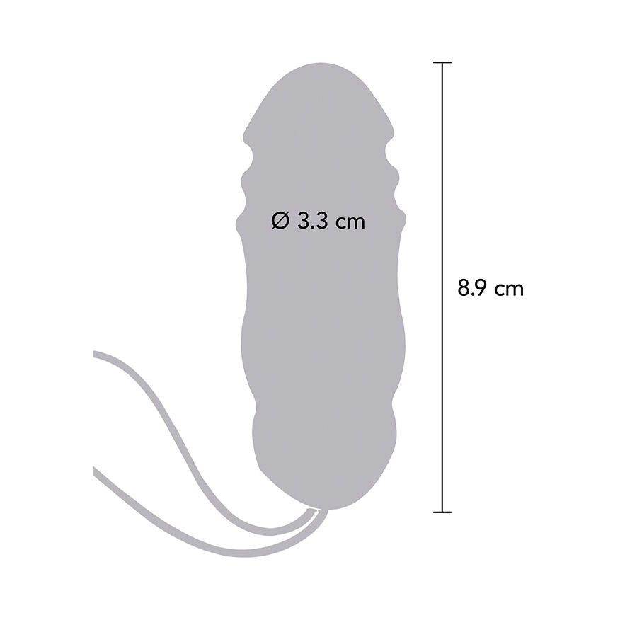 TOYJOY - HAPPINESS SUNN SIDE OP OG NED VIBRATOR FJERNBETJENING FUCHSIA