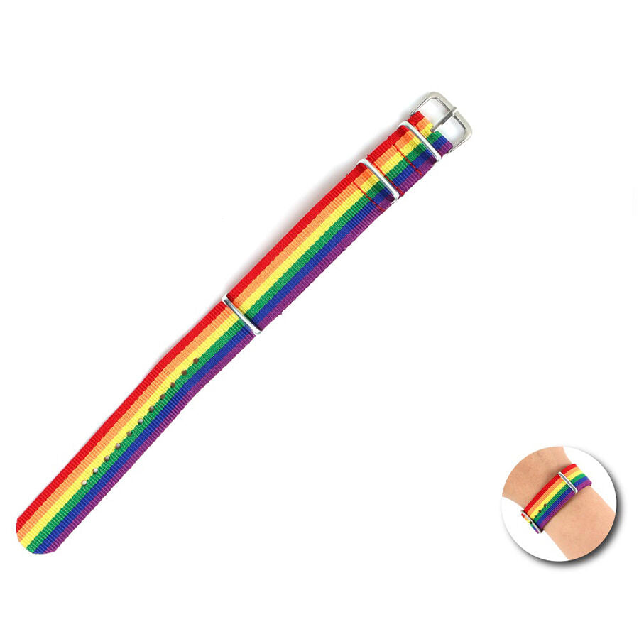 PRIDE - ARMBÅND MED REGNBUEFLAG