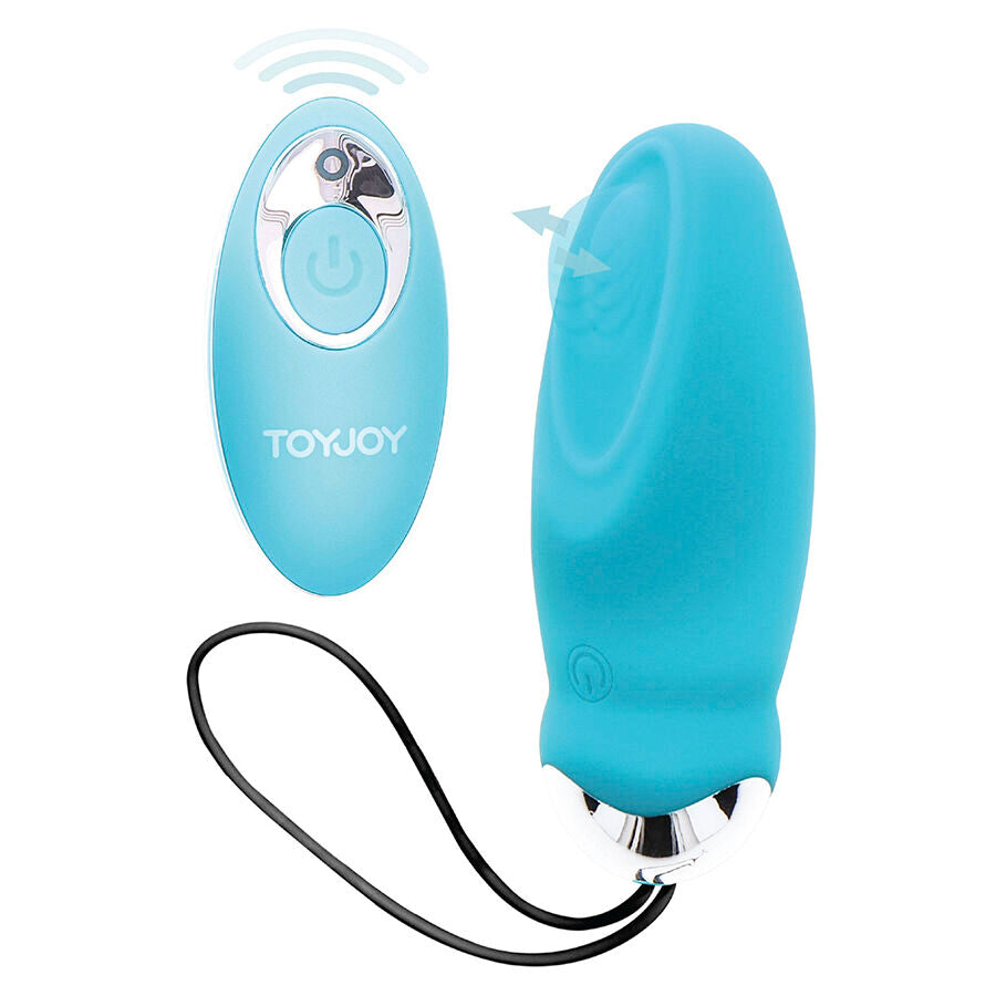 TOYJOY - HAPPINESS I'M SO EGGCITED FJERNBETJENINGSVIBRATOR BLÅ