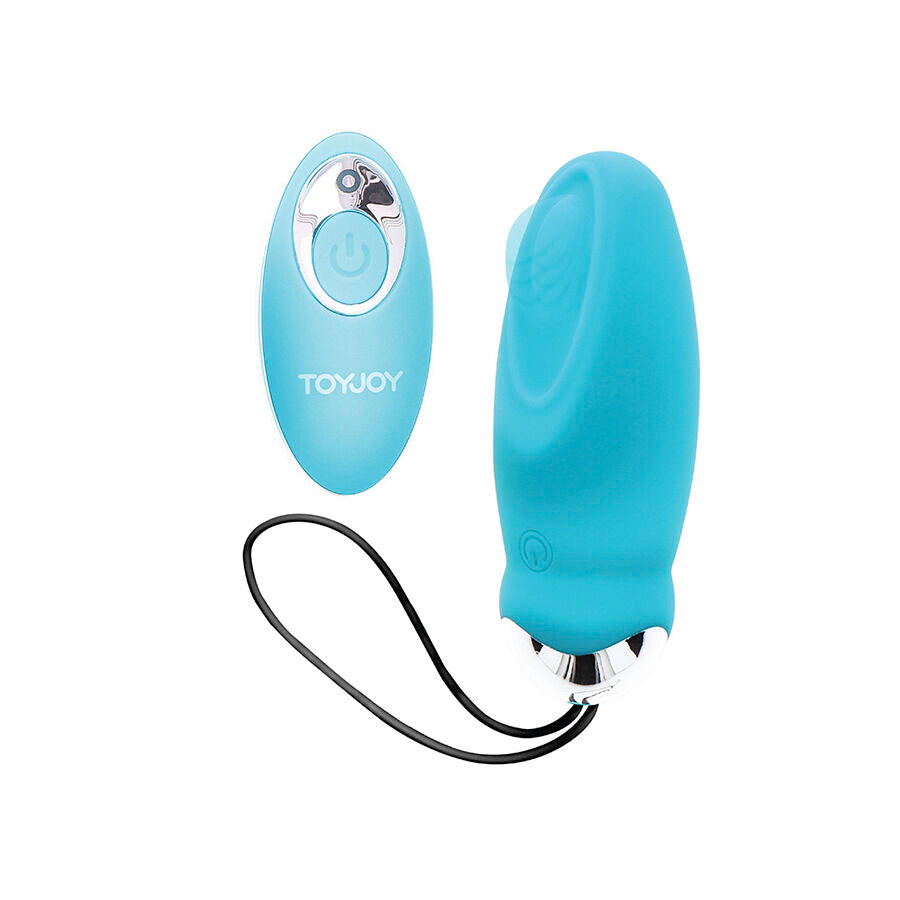 TOYJOY - HAPPINESS I'M SO EGGCITED FJERNBETJENINGSVIBRATOR BLÅ