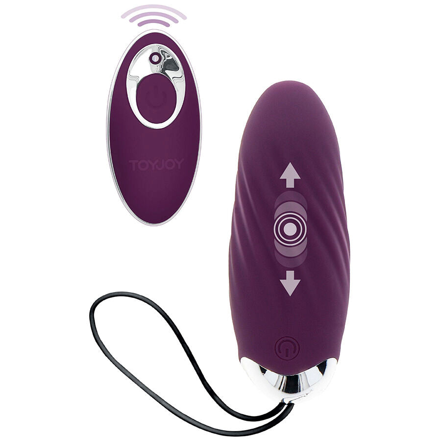 TOYJOY - HAPPINESS KNOCK KNOCK ÆGGEVIBRATOR MED FJERNBETJENING LILLA