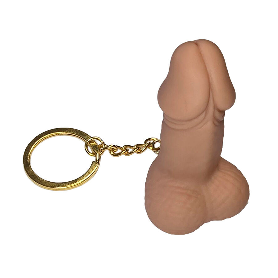 DIABLO PICANTE - FLØJTE-NØGLERING I FORM AF EN PENIS I HØDFARVET