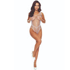 PASSION - BS114 HVID GRID BODYSTOCKING