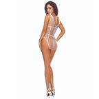 PASSION - BS114 HVID GRID BODYSTOCKING