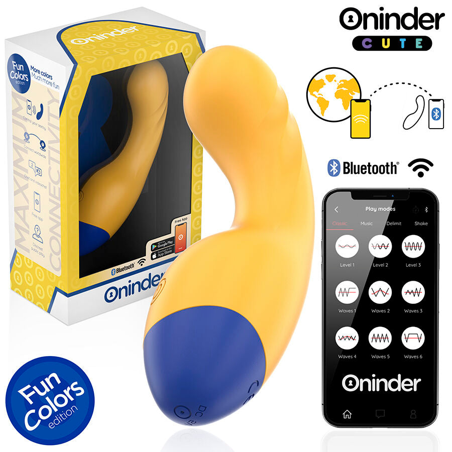 ONINDER CUTE - LOVE BUDDY MASTER G-SPOT VIBRATOR - GRATIS VERDENSDÆKKENDE APP