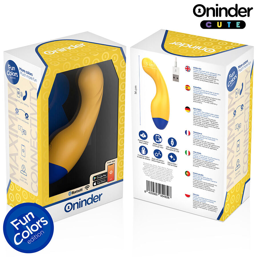 ONINDER CUTE - LOVE BUDDY MASTER G-SPOT VIBRATOR - GRATIS VERDENSDÆKKENDE APP