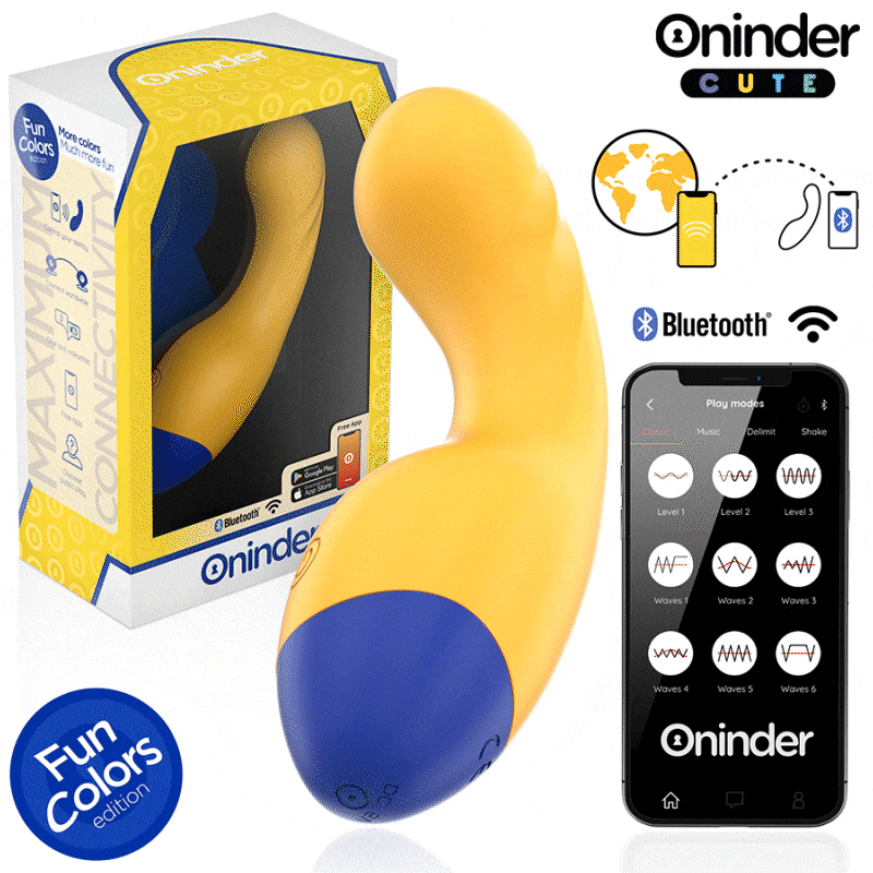 ONINDER CUTE - LOVE BUDDY MASTER G-SPOT VIBRATOR - GRATIS VERDENSDÆKKENDE APP
