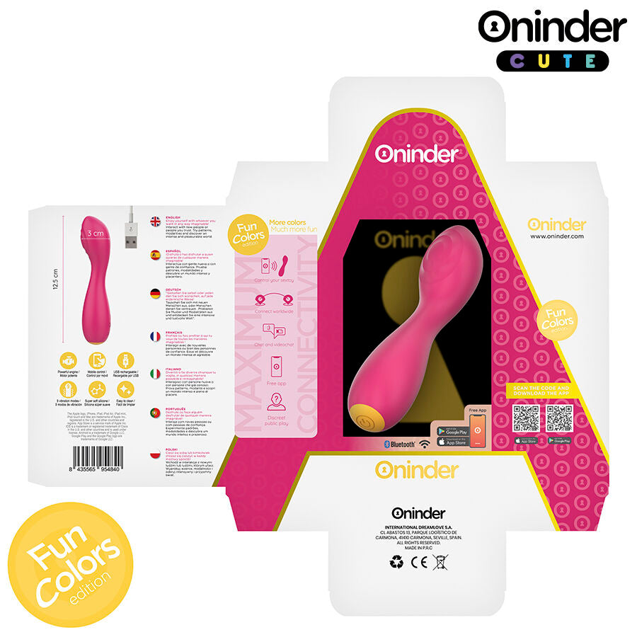 ONINDER CUTE - LOVE BUDDY MASTER G-SPOT VIBRATOR - GRATIS VERDENSDÆKKENDE APP